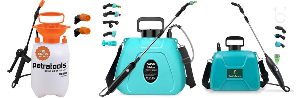 Garden Sprayers combined image