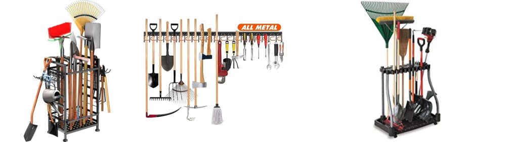 Garden Tool Organizer combined image