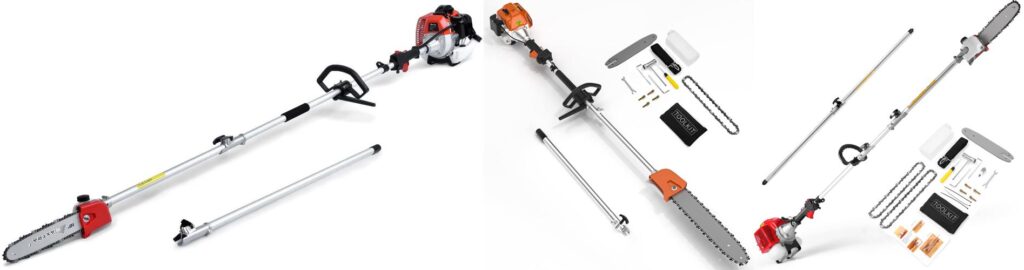 Gasoline Pole Saw combined image