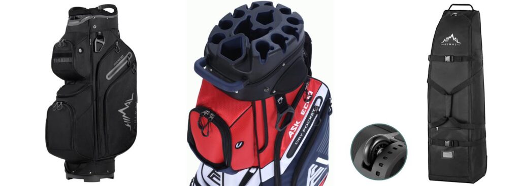 Golf Bag For Cart combined image