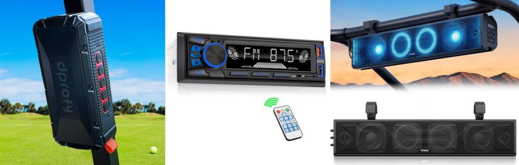 Golf Cart Radio combined image
