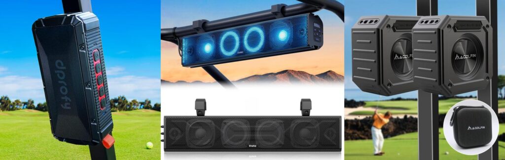 Golf Cart Speakers combined image