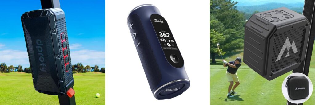 Golf Speaker For Cart combined image