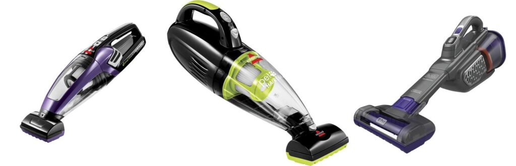 Hand Vacuum For Pet Hair combined image