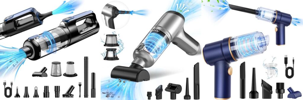 Handheld Auto Vacuum combined image