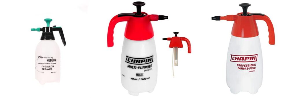 Handheld Garden Sprayer combined image