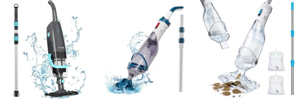 Handheld Pool Vacuum combined image