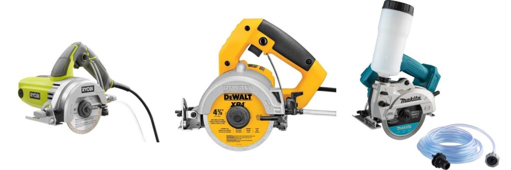 Handheld Tile Saw combined image