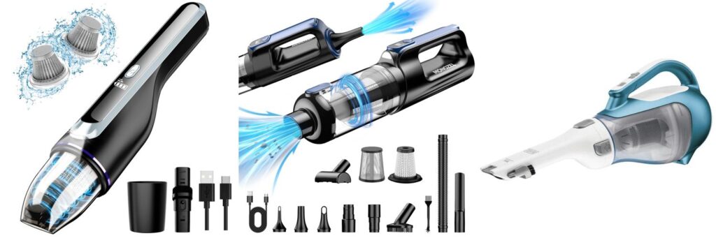 Handheld Vacuum Car combined image