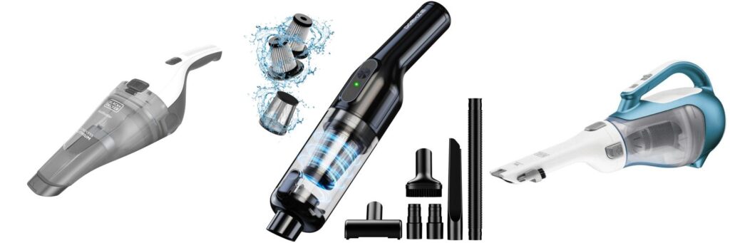 Handheld Vacuum Rechargeable combined image