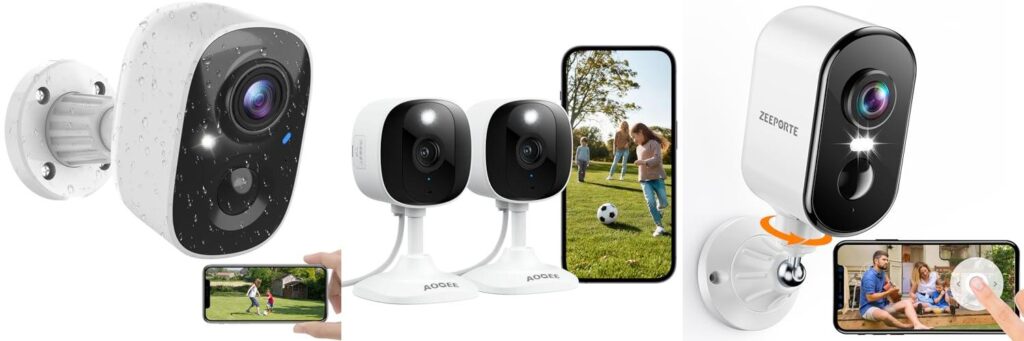 High Resolution Security Camera For Home combined image