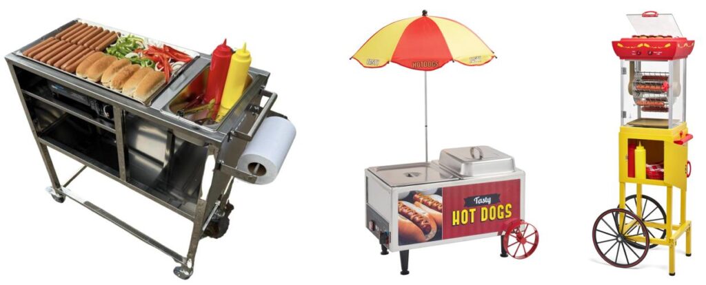 Hot Dog Cart combined image