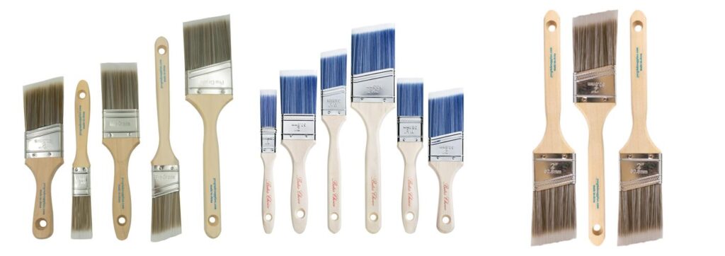 Household Bristle Paint Brushes combined image