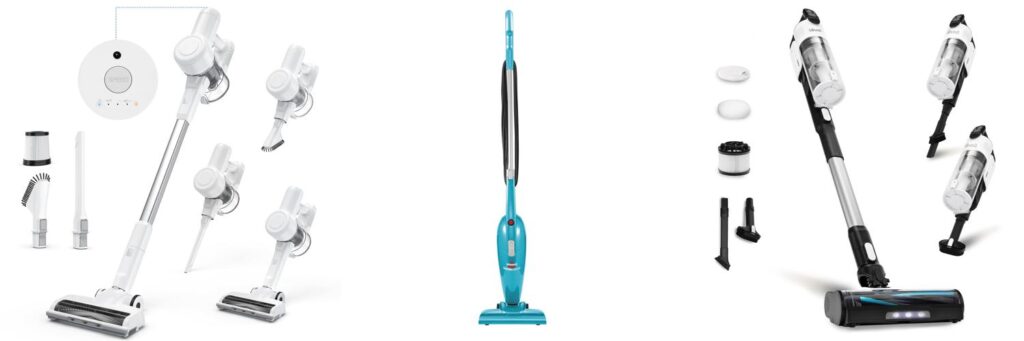 5 Best Budget Cordless Stick Vacuums: Buyer's Guide 2 Inexpensive Cordless Stick Vacuum combined image