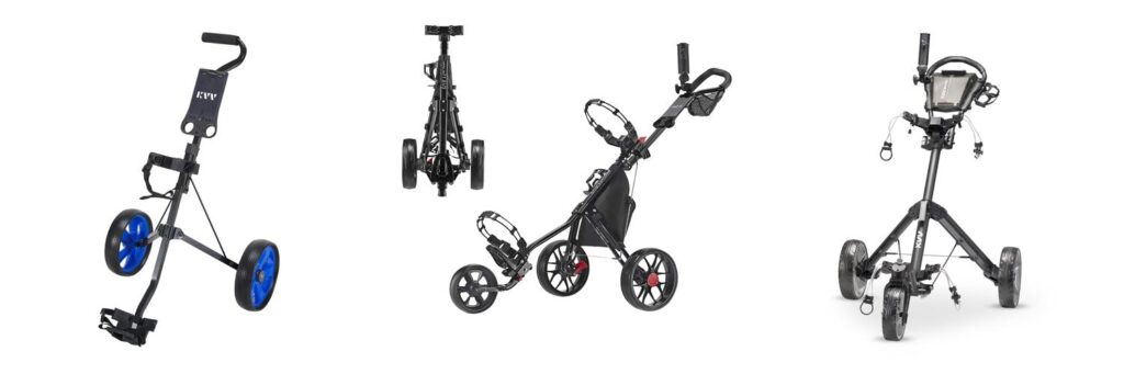 Junior Golf Push Cart combined image