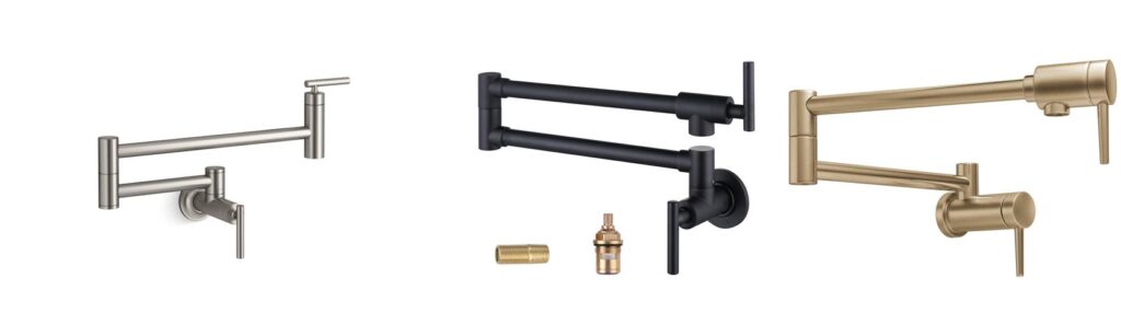 Kitchen Sink Pot Filler Faucets combined image