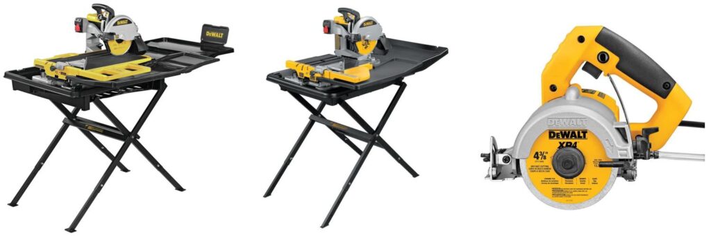 Large Format Tile Saw combined image