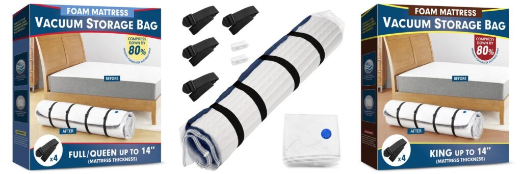Mattress Vacuum Bag combined image