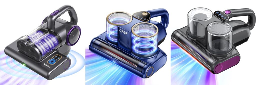 Mattress Vacuum Review: Top 5 Picks for Clean Sleep 2 Mattress Vacuum combined image