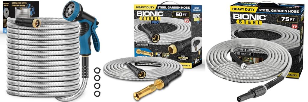 Metal Garden Hose combined image