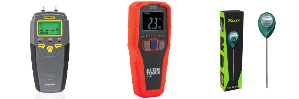 The Best Moisture Meters - Top Picks & Review 2 Moisture Meters combined image