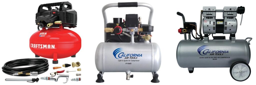 Oil Free Air Compressor combined image