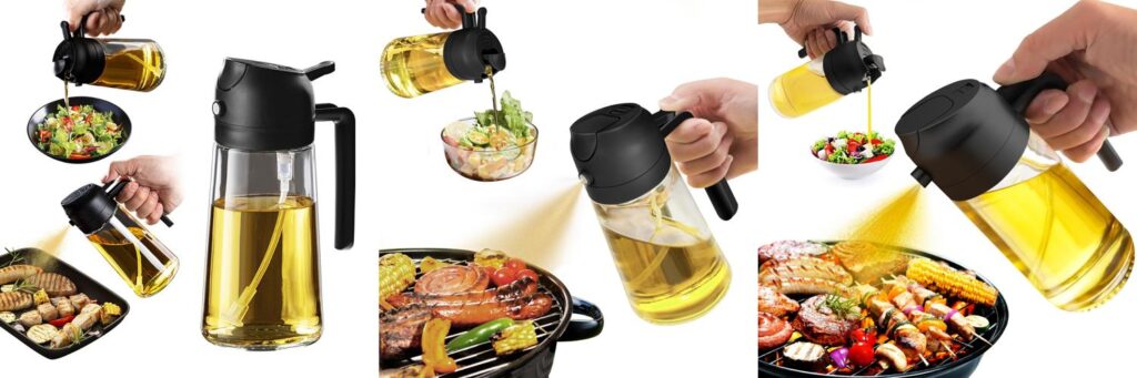 Oil Sprayer Cooking combined image
