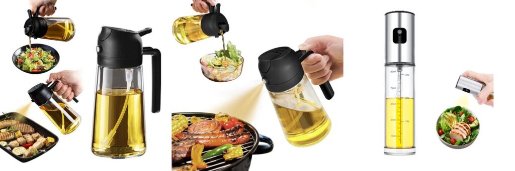 Oil Sprayer For Air Fryer combined image
