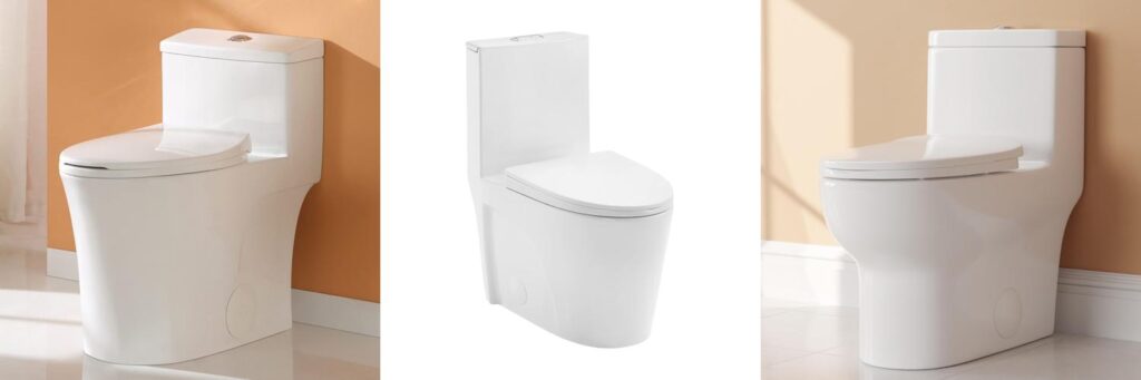 One Piece Toilets combined image