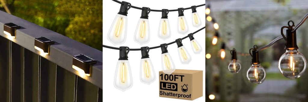 Outdoor Deck Lights combined image