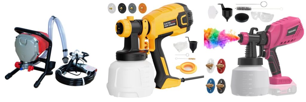 Outdoor Paint Sprayer combined image