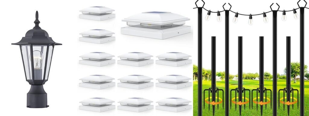 Outdoor Post Lights combined image 1