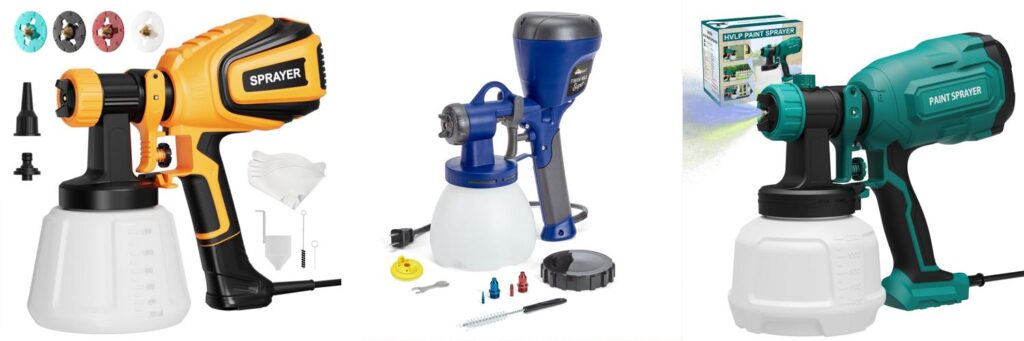 Paint Sprayer For Cabinets And Furniture combined image