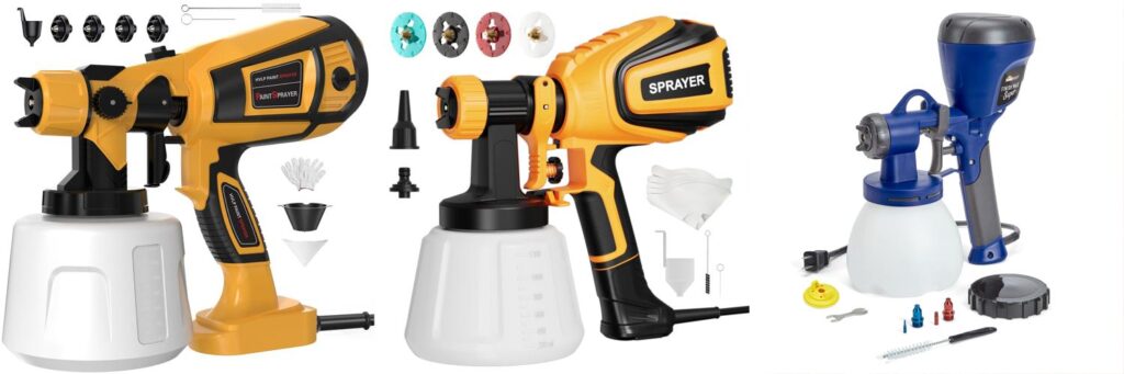 Paint Sprayer For Cabinets combined image