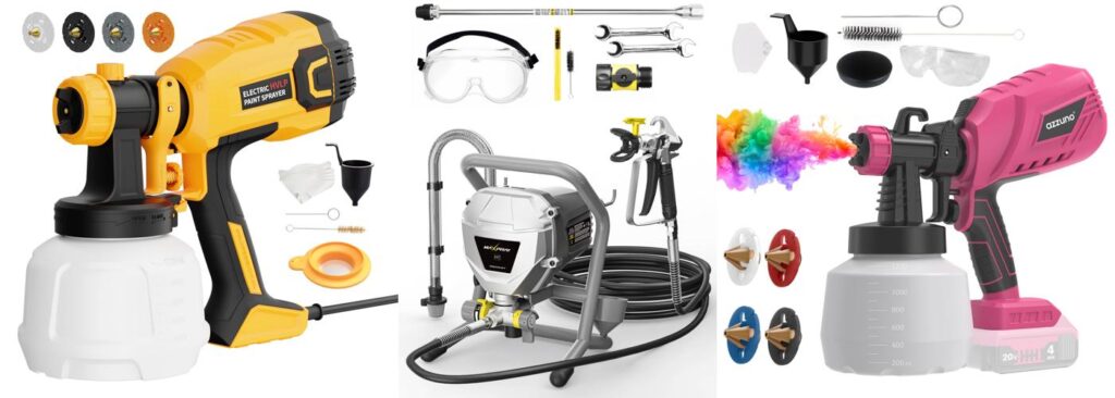 Paint Sprayer For Home Use combined image