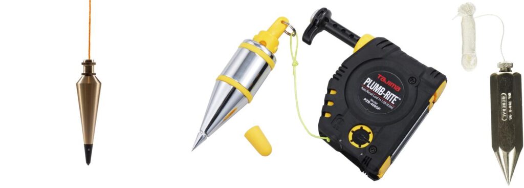 The Best Plumb Bobs - Top 5 Picks & Review 2 Plumb Bobs combined image