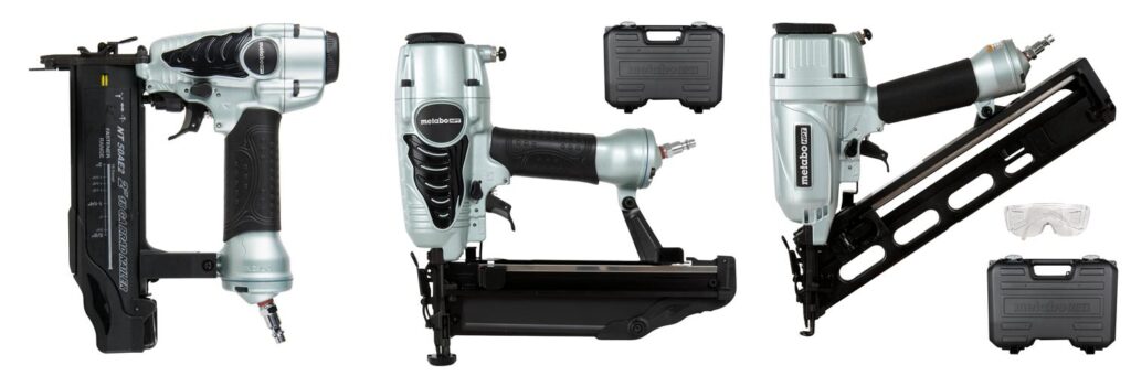 Pneumatic Finish Nailer combined image