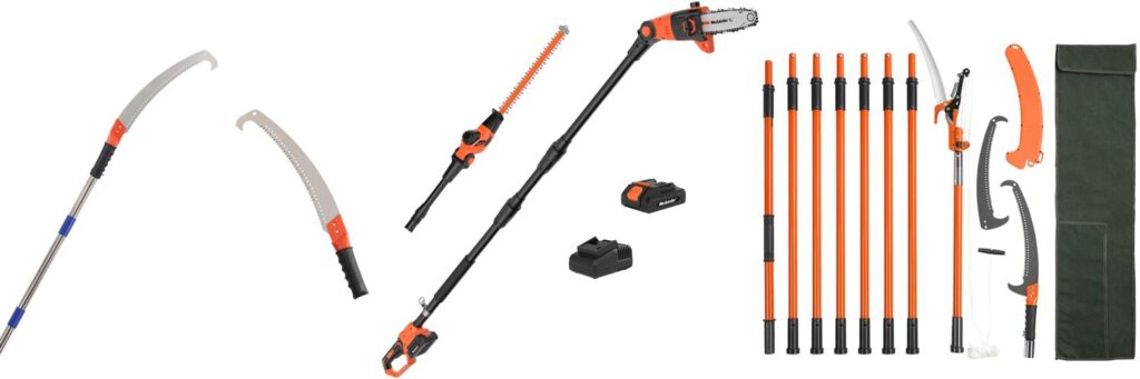 Pole Saw Trimmer combined image