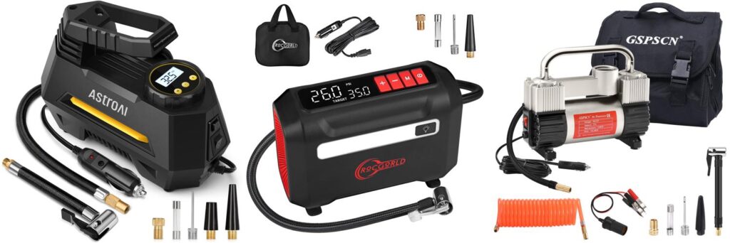 Portable Automotive Air Compressor combined image