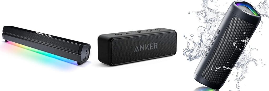 Portable Bluetooth Soundbar combined image