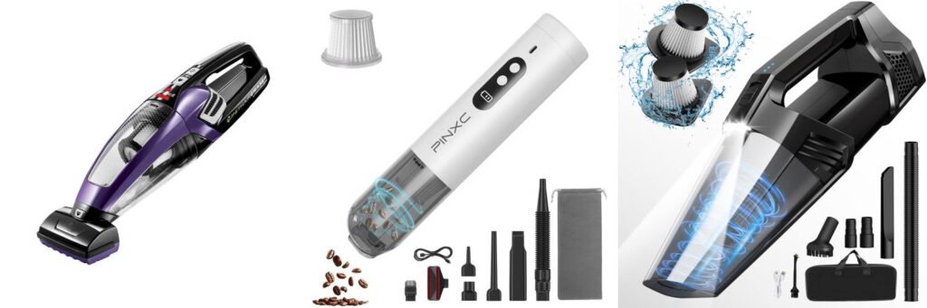 Portable Vacuum For Pet Hair combined image