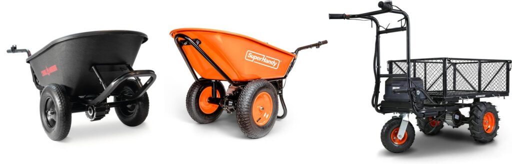 Powered Wheelbarrow combined image
