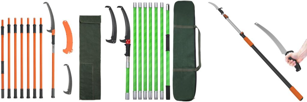 Professional Manual Pole Saw combined image