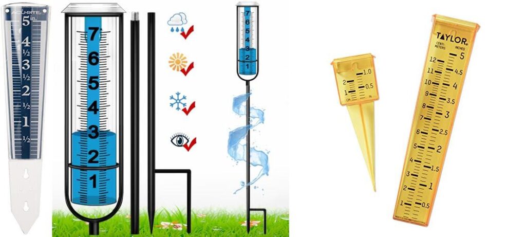 Rain Gauge For Garden combined image