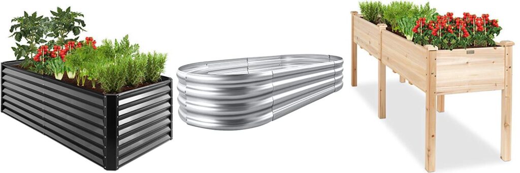 Raised Bed Garden combined image