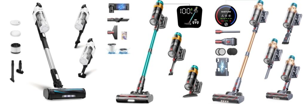 Top 5 Rated Cordless Stick Vacuum Cleaners: Review & Guide 2 Rated Cordless Stick Vacuum combined image