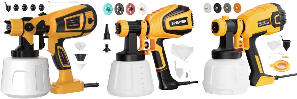 Rated Electric Paint Sprayer combined image