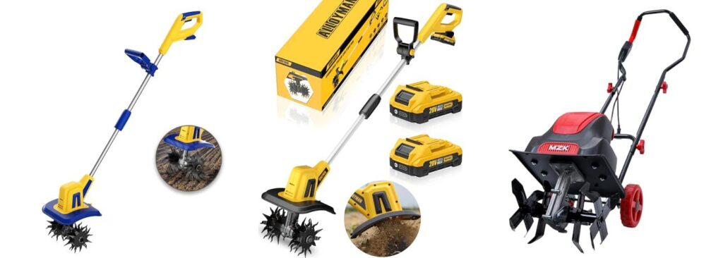 Rated Garden Tillers combined image