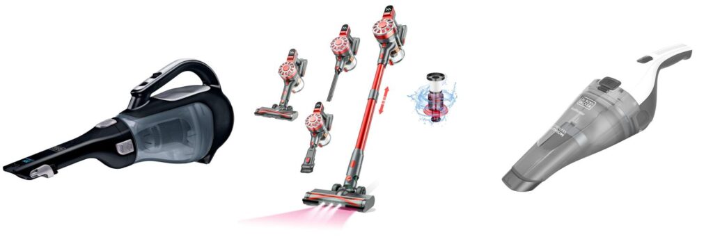 Rechargeable Hand Vacuum combined image
