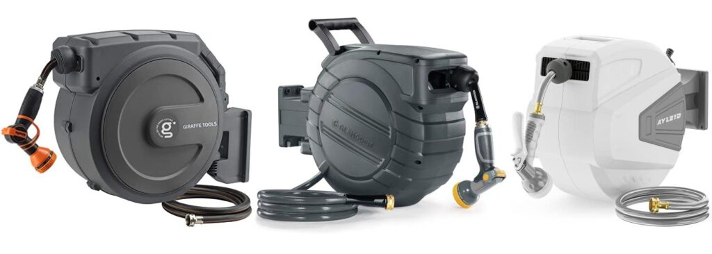 Retractable Garden Hose combined image